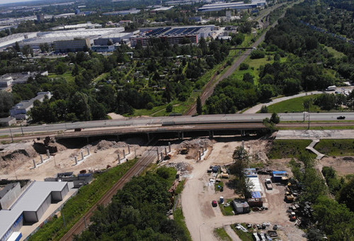 Inwestycja oczekiwana od dawna - trwa remont wiaduktów ulicy Przybyszewskiego.
