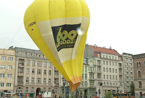 Letnisko, loty balonem, bezpłatna komunikacja miejska - urodzin Łodzi cd.