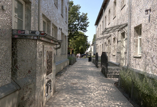 Podwórka ulicy Piotrkowskiej.