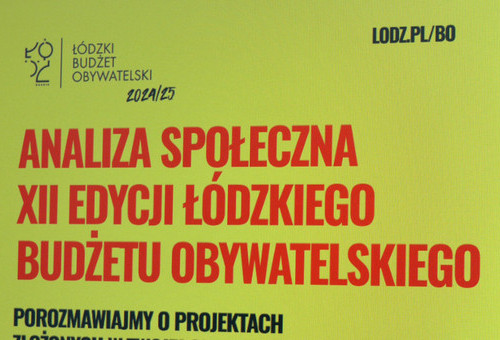 Analiza społeczna projektów zgłoszonych bo XII edycji Budżetu Obywatelskiego