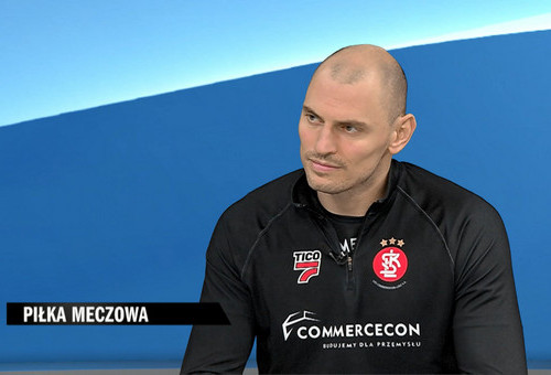 Zbigniew Bartman - trener siatkarek ŁKS Commercecon, jest gościem Piotra Krawczyka.