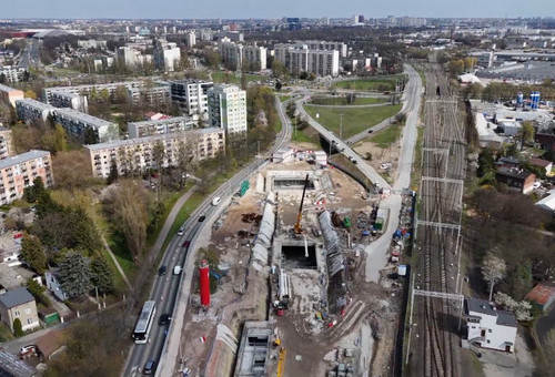 Komora startowa tunelu KDP na Retkini - finał prac budowlanych
