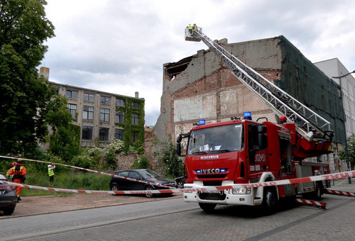 Zawaliska w centrum miasta