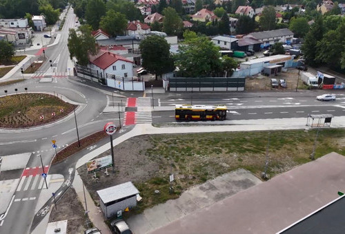 Dojazd zmodernizowaną ulicą Szczecińską do S14