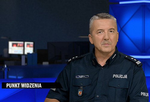 Rozmowa z mł.inspek.M.Siejką - komendantem miejskim policji w Łodzi