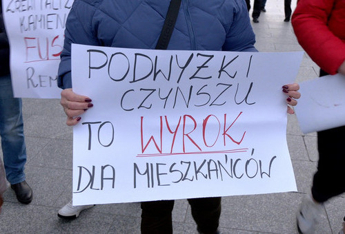 Protestują przeciwko podwyżkom