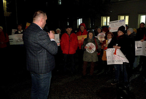 Kolejny protest lokatorów